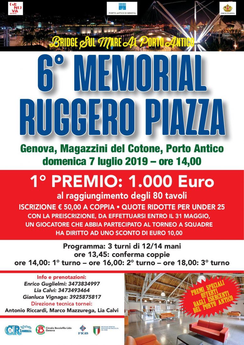 Torneo nazionale Città di Genova/Memorial Piazza