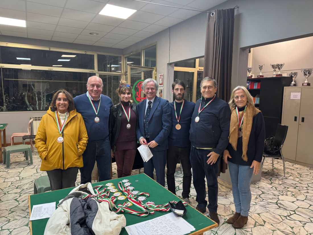 Premiazione di un campionato regionale ligure